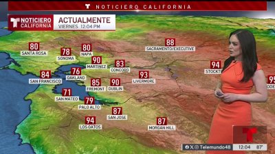 Altas temperaturas al interior del Área de la Bahía