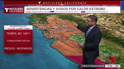 Advertencia de calor hasta el lunes a las 11pm