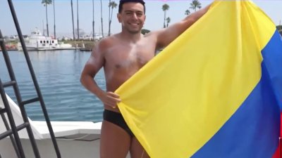 Nadador colombiano se convierte en primer latino en obtener la Triple Corona de California 