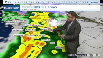 LLuvias en la madrugada del jueves