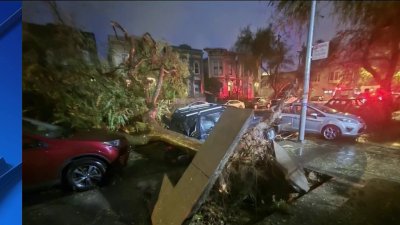 Fuertes lluvias causan estragos en San Francisco