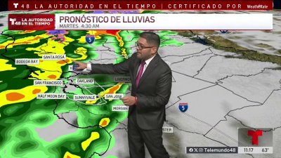 LLuvias en horas de la madrugada del martes