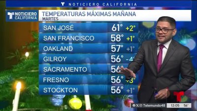 Temperaturas frescas en el Área de la Bahía