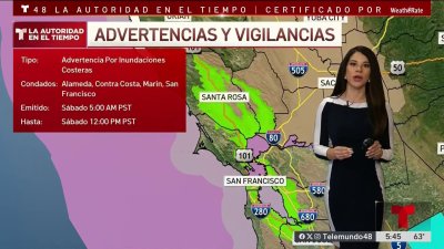 Advertencia por inundaciones en varios condados de la Bahía