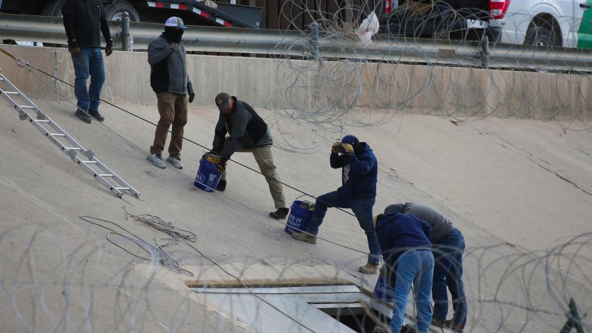 Autoridades clausuran túnel clandestino debajo del río Bravo, frontera México-EE.UU.