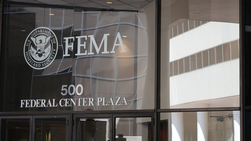 WASHINGTON, DC – MAY 15: The Federal Emergency Management Agency (FEMA) building is seen on May 15, 2025 in Washington, DC. According to an internal agency review obtained by CNN, FEMA “is not ready” for hurricane season which begins on June 1.  (Photo by Kayla Bartkowski/Getty Images)