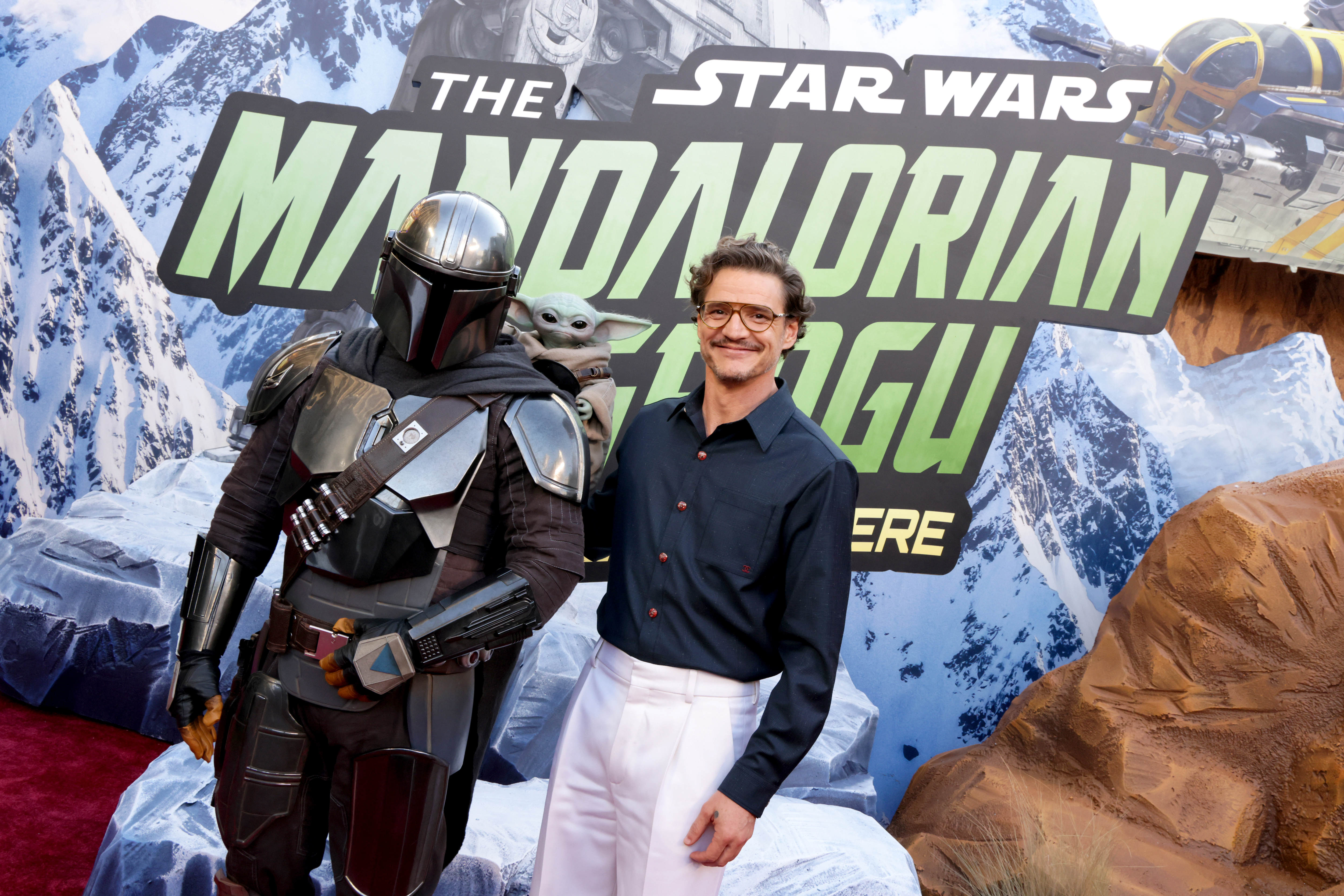 Pedro Pascal attends "The Mandalorian and Grogu" Los Angeles World Premiere in Los Angeles, California on May 14, 2026.