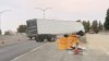 Conductor de camión se queda dormido, choca y provoca cierre de la 238 en San Leandro