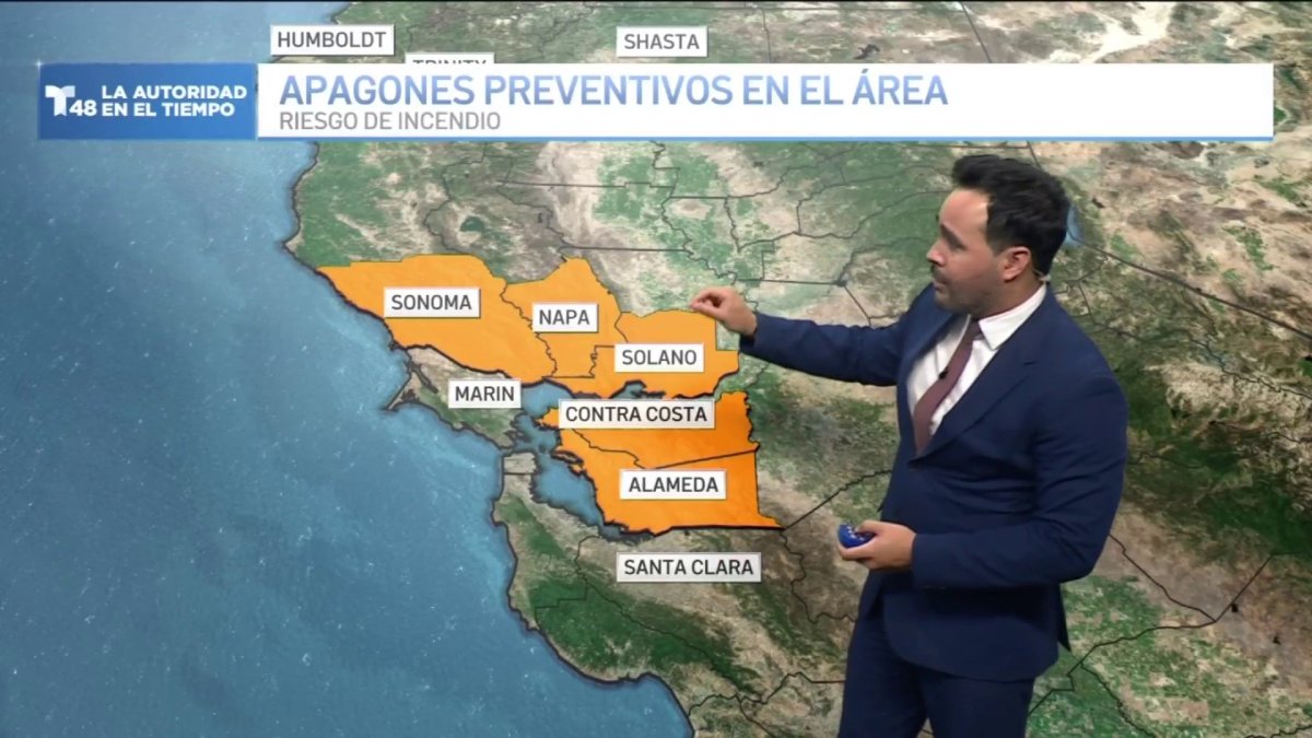 Riesgo de incendio y apagones programados en cinco condados