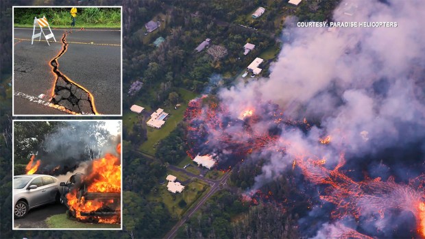 Hawái: volcán ruge y su lava destructora avanza indetenible