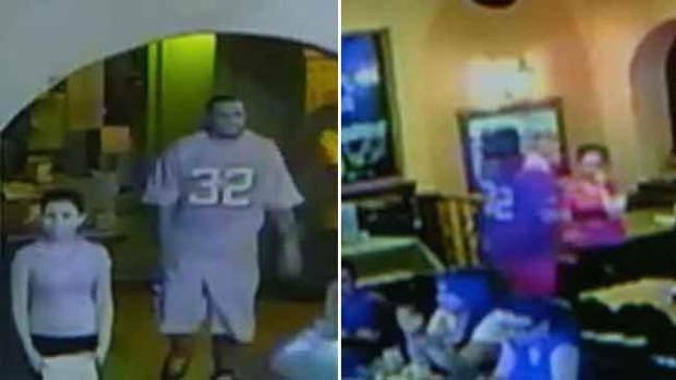 Video: Presunto asesino visita restaurante