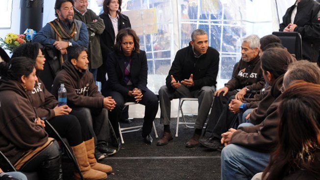 Obama visita activistas pro reforma